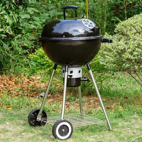 18 Inch Portable Kettle Charcoal BBQ Grill Home Haven Decor Store