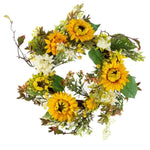 22-inch Sunflower Wreath