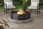 36" Metal Round Lattice Fire Ring