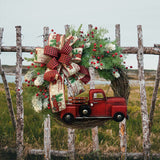 New Red Truck Christmas Wreath