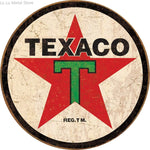 Retro Texaco '36 Round Tin