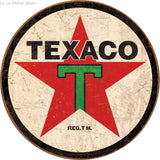 Retro Texaco '36 Round Tin