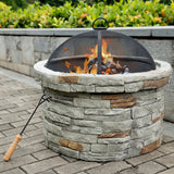 Natural Stone Gas Fire Pit