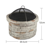 Natural Stone Gas Fire Pit