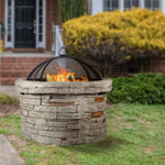 Natural Stone Gas Fire Pit