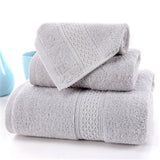 Solid 100% Cotton Bath Towels