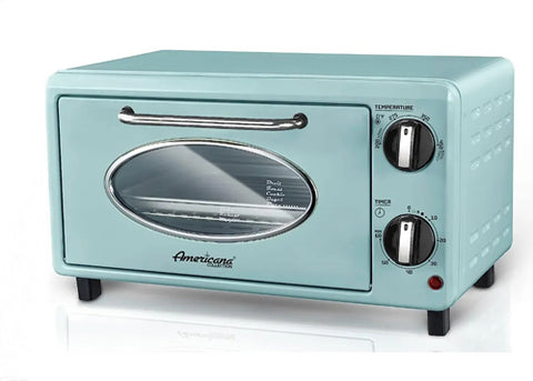 Americana Vintage Retro-Style Toaster Oven