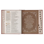 NLT Brown Faux Leather Family Heritage Bible