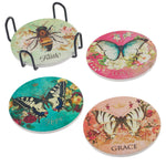 4-Piece Ceramic Coaster Set