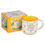 Honey Bee Design Ceramic Coffee Mug with Gift Box