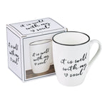 It is Well with My Soul Ceramic Coffee Mug with Gift Box