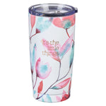 Pink Petals Stainless Steel Mug