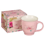 Pink "I Love You Mom" Ceramic Mug with Gift Box