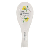 White Ceramic Spoon Rest