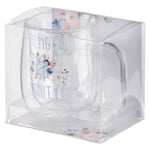 Floral Double-Walled Glass Mug in Clear Gift Box