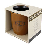 Stoneware Coffee Mug with Inscription in Gift Box
