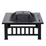 Square BBQ Fire Pit