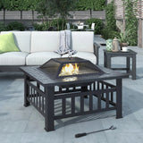 Square BBQ Fire Pit
