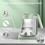 Stainless Steel Electric Coffee & Tea Kettle