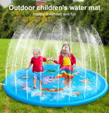 Outdoor Water Sprinkler and Mini Pool Mat