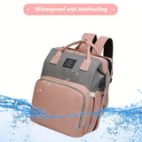 Baby Diaper Backpack with Foldable Changing Crib Pad