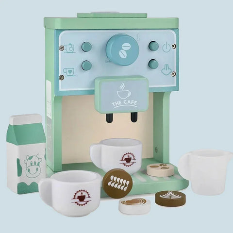 Wooden Toy Coffee Maker Set