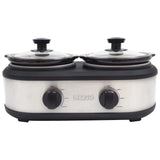 Slow Cooker with Double Ceramic Pots