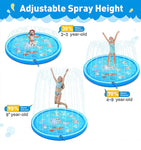 Outdoor Water Sprinkler and Mini Pool Mat