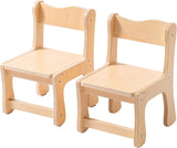 Wooden Child Chairs ~ Set of Two