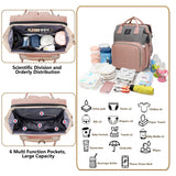 Baby Diaper Backpack with Foldable Changing Crib Pad
