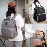Baby Diaper Backpack with Foldable Changing Crib Pad