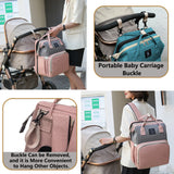 Baby Diaper Backpack with Foldable Changing Crib Pad