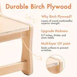 Playroom Wooden Child Chairs ~ Set of Two
