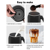 Electric 4-in-1 Cappuccino/Latte Coffee Milk Frother