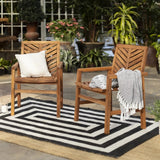 Solid Acacia Wood Chair Set