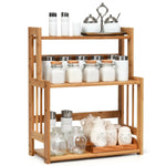 3-Tier Bamboo Kitchen Spice Rack