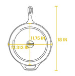 Lodge 10.25" Pre-Seasoned Iron Skillet