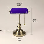 Retro Glass Desk Light