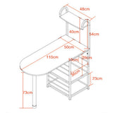 Mini Kitchen Bar With Multi-Layered Shelves