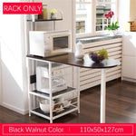 Mini Kitchen Bar With Multi-Layered Shelves