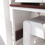 Mini Kitchen Bar With Multi-Layered Shelves