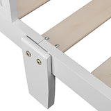 Wooden Toddler Bed Frame With Safety Railing