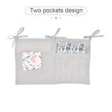 Hanging Double Pocket Diaper Organizer