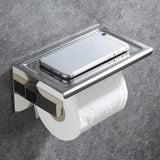Wall-Mounted Stainless Steel Toilet Roll Holder