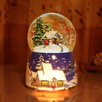 Winter Snow Globe with Music Box