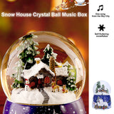 Winter Snow Globe with Music Box