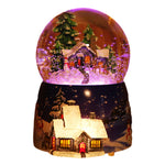 Winter Snow Globe with Music Box