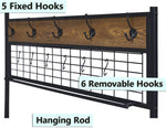 5-In-1 Entryway Hall Tree & Shoe Bench