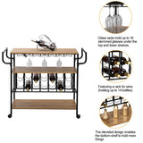 Professional Wine Serving Cart
