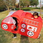 Children's Play Fire Truck Tent